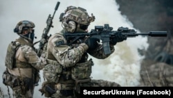 Спецназовцы Службы безопасности Украины. Иллюстрационное фото
