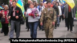 Днепропетровск, шествие в честь Дня памяти и примирения, 8 мая 2016 года