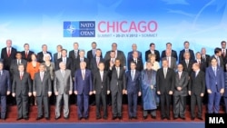 Учесниците на Самитот на НАТО во Чикаго 2012.