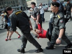 Акция в поддержку Ходорковского. Москва. июнь. 2011