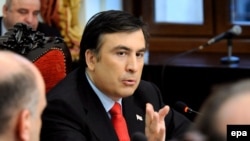 Georgian President Mikheil Saakashvili (file photo)