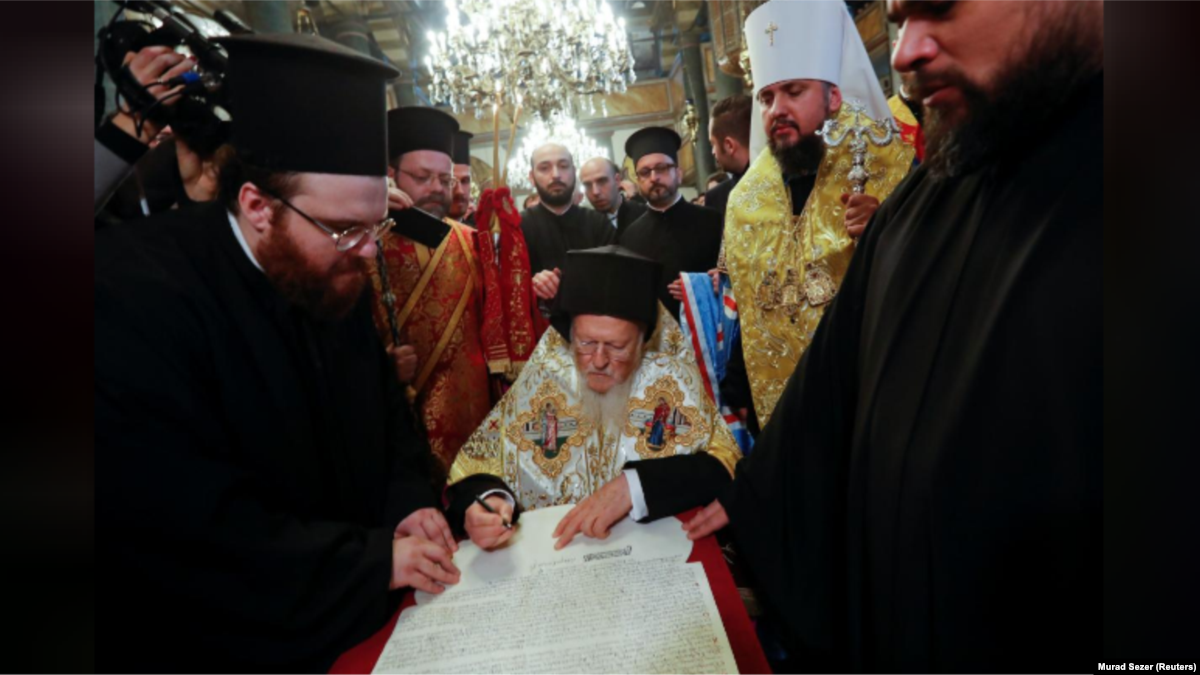 Patriarhul Constantinopolului Bartolomeu A Semnat Actul De