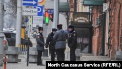 Российские казаки и полицейские, Краснодар, иллюстрационное фото