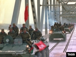 Вывод войск СССР из Афганистана. Термез, Узбекистан, 8 февраля 1989 года