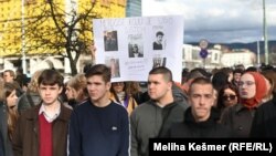 Protest u Sarajevu, 14. februar, 2026.