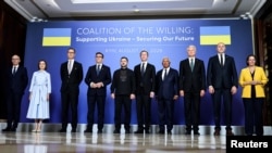 Учасники зустрічі «Коаліції охочих» у Києві, 24 серпня 2026 року 