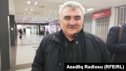 Afqan Muxtarli arrives at Berlin's Schoenefeld Airport on March 17.