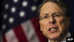 Wayne LaPierre u Washingtonu,  21. decembra 2012.