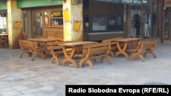 Илустрација - Затворен угостителски објект во Старата скопска чаршија