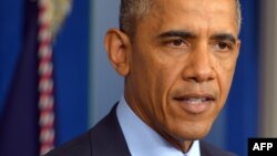 Președintele Barack Obama la conferința de presă de la Casa Albă