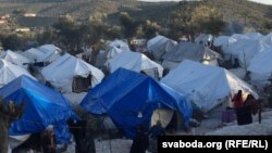 Табір біженців на грецькому острові Лесбос