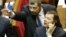 Лідер Радикальної партії Олег Ляшко (праворуч) під час засідання Верховної Ради України (ілюстраційне фото)