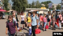 Ukraine -- 340 children from the front-line cities of the Donetsk region went on vacation to health camps