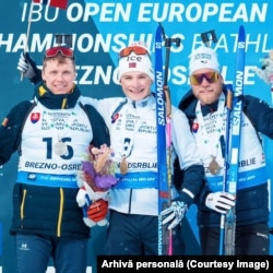 Dmitri Shamaev (în stânga) a câștigat în 2024 argintul la Campionatele Europene.