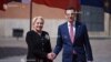 polish prime-minister Mateusz Morawiecki and romanian prime-minister Viorica Dancila 