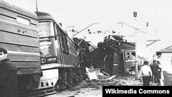 Аварыя ў на чыгуначнай станцыі Крыжоўка пад Менскам, 2 траўня 1977 году