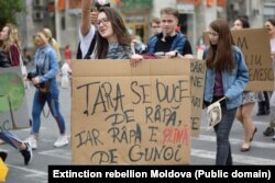 Mişcarea Extinction rebellion în Moldova