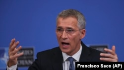  Secretarul general al NATO, Jens Stoltenberg, Brussels, 2019