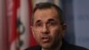 U.S. -- Iranian Ambassador to the United Nations Majid Takht-Ravanchi speaks to the media outside Security Council chambers at the U.N. headquarters in New York, June 24, 2019