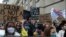 „Black Lives Matter”, fotografie făcută la protestul din Viena, lângă ambasada SUA 