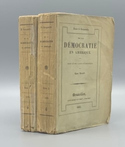 Первое издание "Демократии в Америке", которое читал Пушкин