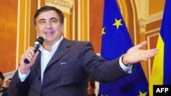 Former Georgian President Mikheil Saakashvili is now the governor of Ukraine's Odesa region. (file photo)