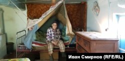 87-летняя Гизельбанат Садыкова - бабушка Абау, жительница Юрт.