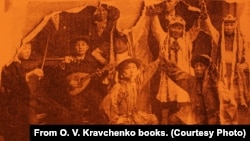 Cкадовскидеги райондук олимпиаданын катышуучулары, 1934-жыл. (О.В. Кравченконун китебинен)