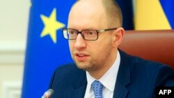 Украина премьер-министрі Арсений Яценюк. 