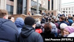 Protesters demanded that the republic's prime minister step down and the government find money to repay all the clients some 40 billion rubles ($681 million).