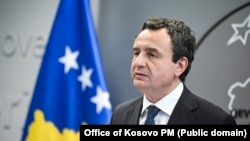 Kryeministri në detyrë të Kosovës, Albin Kurti.