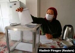 Голосование на дому. Кыргызстан, 3 октября 2020 года.