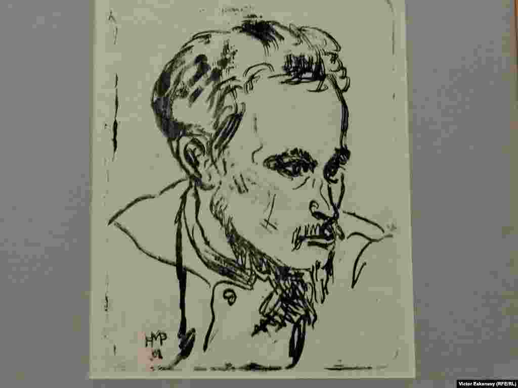 Max Pechtstein, Portret al lui Erich Heckel