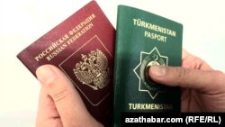 Rus we türkmen pasportlary 