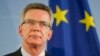 وزیر کشور آلمان خواستار تغییر سیاست اروپا در قبال بحران سوریه شد
