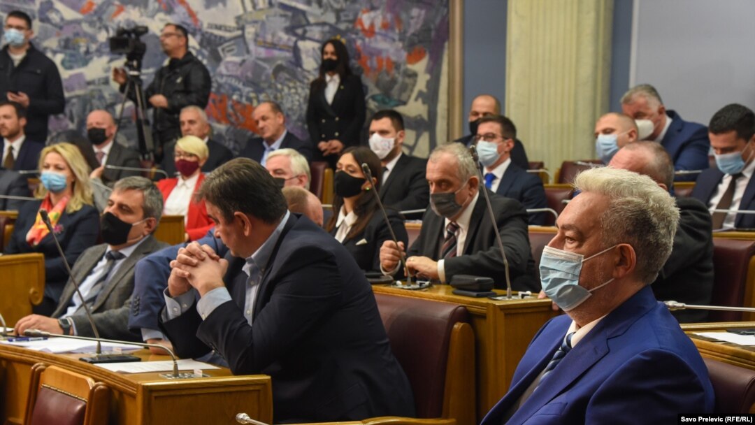 Sa sjednice Skupštine Crne Gore, Podgorica (20. januar 2021.)