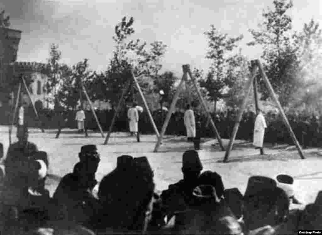 Execution of Armenians in the Constantinople, June 1915