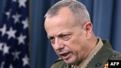The commander of NATO-led troops in Afghanistan, General John Allen