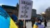 UKRAINE – During the action "No Minsk treason!" in Lviv, March 14, 2020