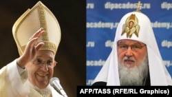 The meeting between Pope Francis (left) and Patriarch Kirill (right) will be the first between the leaders of the Catholic and Russian Orthodox churches.