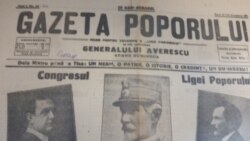 Gazeta Poporului, oficiosul Ligii Poporului (în centru generalul Averescu); sursa: BCU Iași