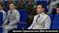 Кавалер медали "Mälikguly Berdimuhamedow" подполковник Сердар Бердымухамедов