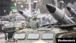 Ракетный комплекс «Точка-У» на параде в честь Дня Независимости Украины, 2016 год
