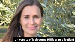 Kylie Moore-Gilbert, Middle East expert at the University of Melbourne, Melbourne Asia Institute. FILE PHOTO.