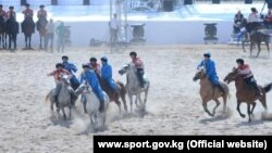 Соревнования по кок бору на Всемирных играх кочевников