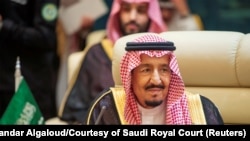 Король Саудовской Аравии Салман. Мекка, 30 мая 2019 года.