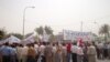 Iraq - Protesters at demonstration on the occasion of "Maliki's 100 day deadline", Al-Hilla, 10Jun2011