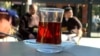 Turkish Tea in Turkish Cafee, Podgorica, Montenegro