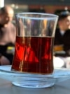 Turkish Tea in Turkish Cafee, Podgorica, Montenegro