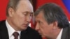 Russian President Vladimir Putin (left) with his "right-hand man" Igor Sechin, who is one of those targeted by the latest round of U.S. sanctions. 